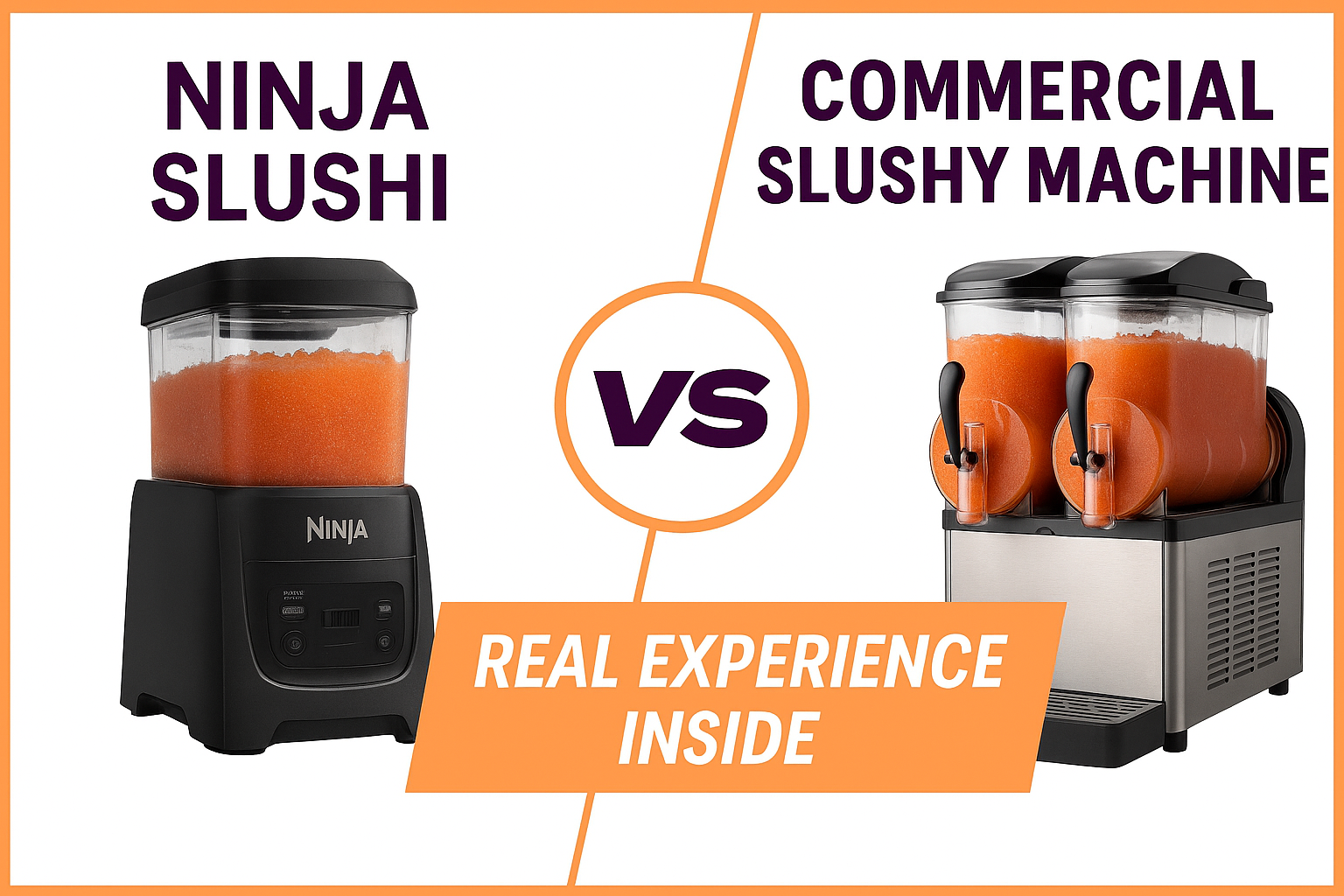 Ninja Slushi vs Commercial Slushy Machine